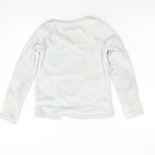 H&M Girls Grey   Pullover Jumper Size 8-9 Years