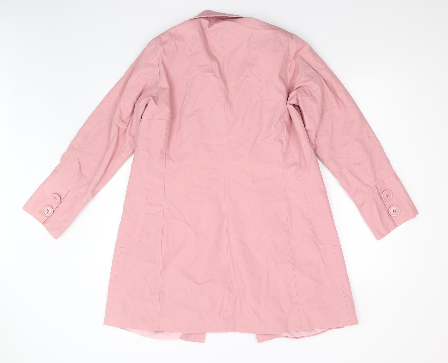 Per Una Womens Pink   Overcoat Coat Size M