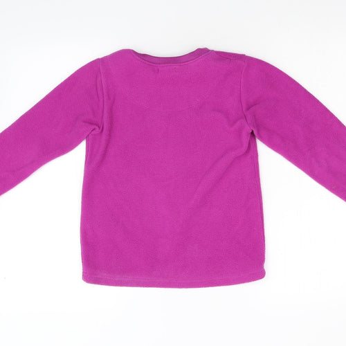 Sweet Dreams Girls Pink Solid Fleece Top Pyjama Top Size 7-8 Years
