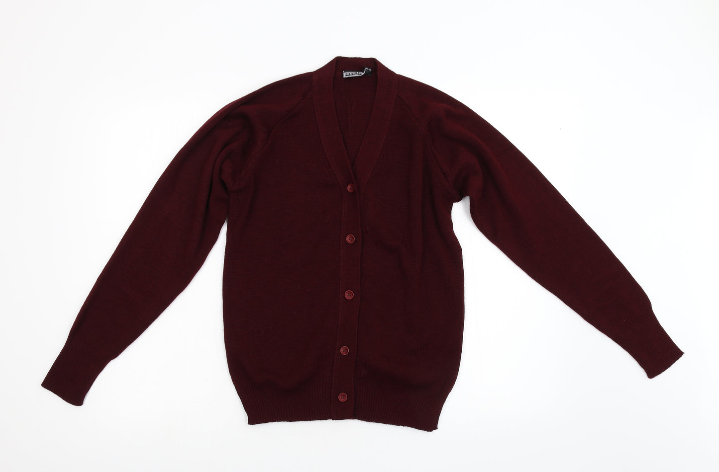Sheldon Girls Red  Knit Cardigan Jumper Size M