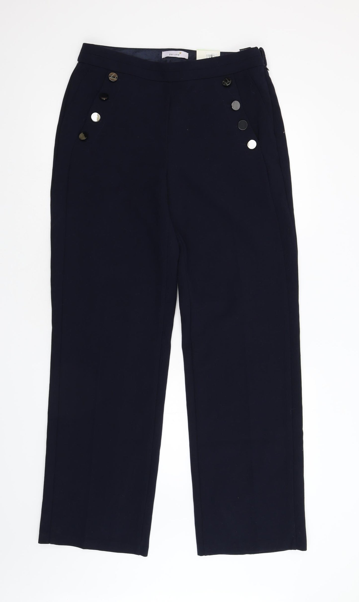 Per Una Womens Blue   Trousers  Size 12 L31 in