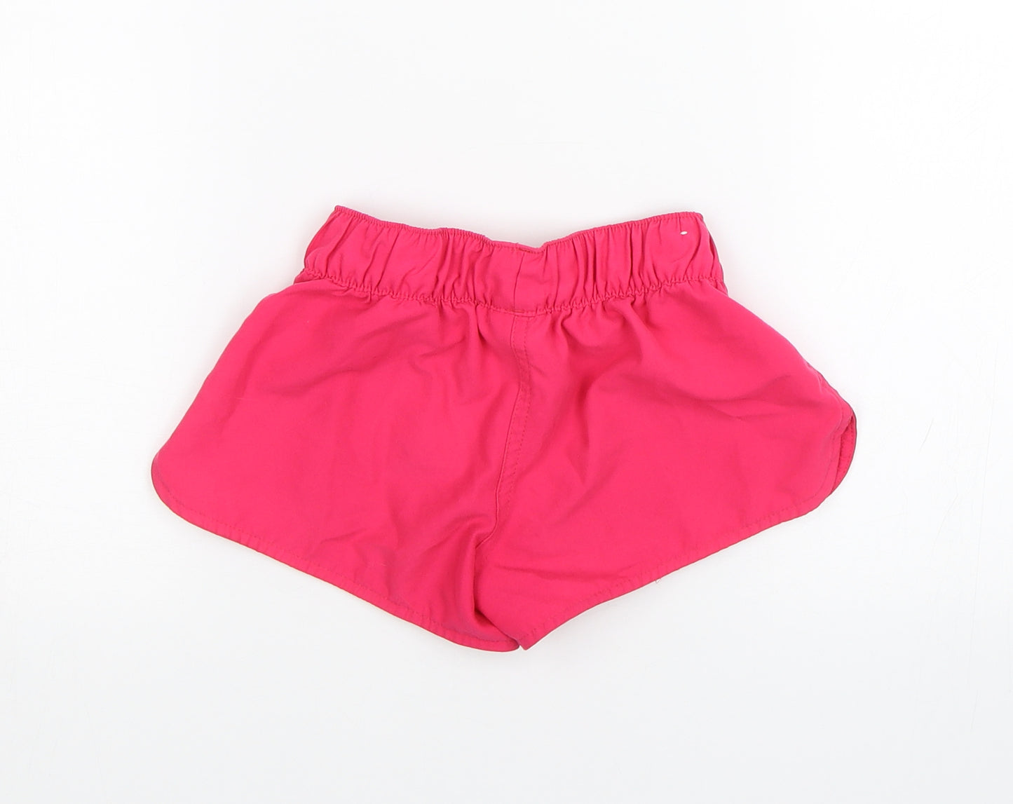 DECATHLON Girls Pink   Sweat Shorts Size 6 Years
