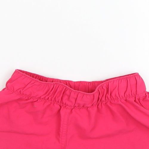 DECATHLON Girls Pink   Sweat Shorts Size 6 Years