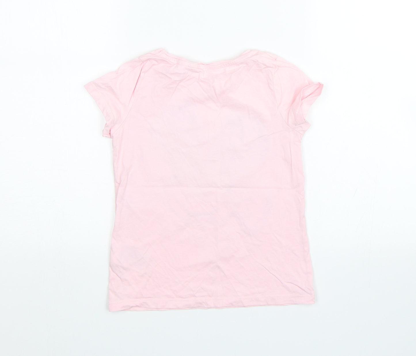 H&M Girls Pink   Basic T-Shirt Size 7-8 Years  - Minnie Mouse