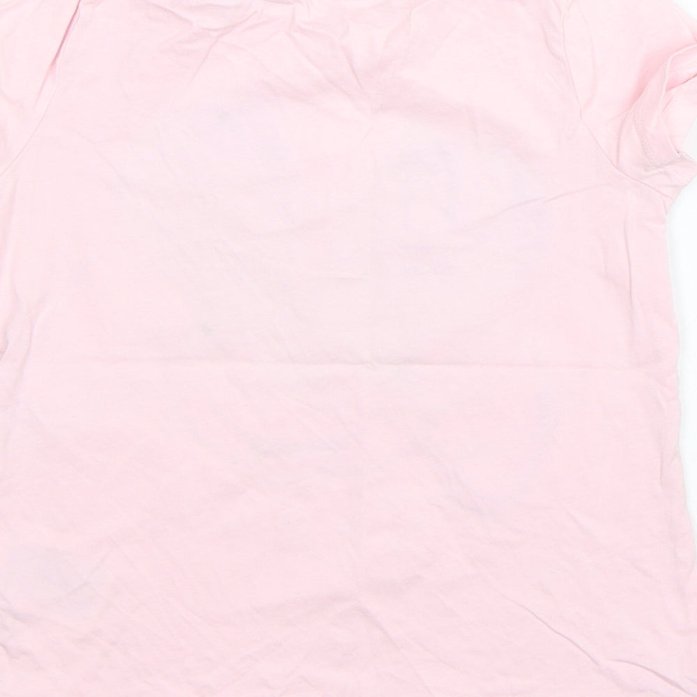 H&M Girls Pink   Basic T-Shirt Size 7-8 Years  - Minnie Mouse