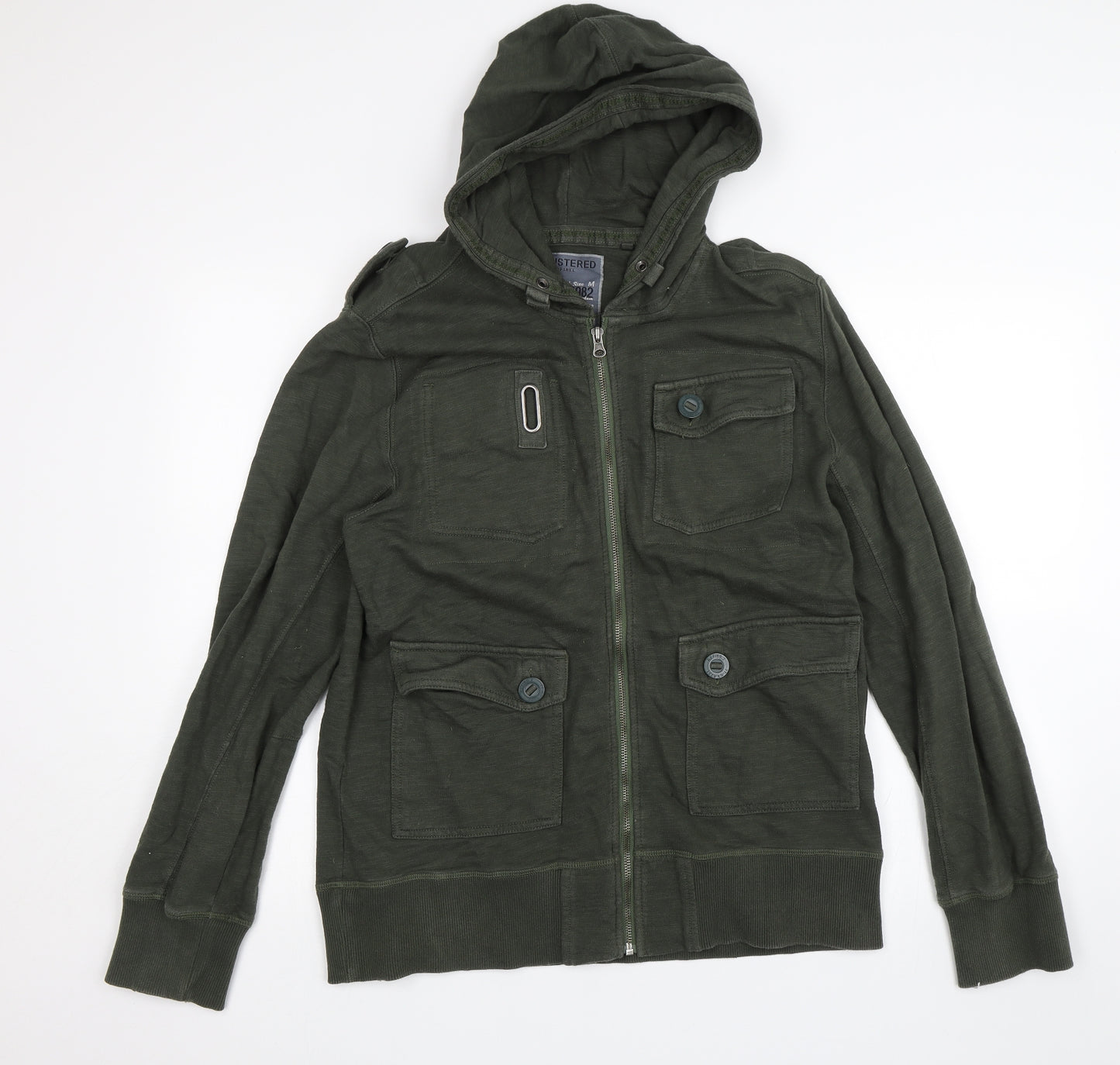 NEXT Mens Green   Full Zip Hoodie Size M