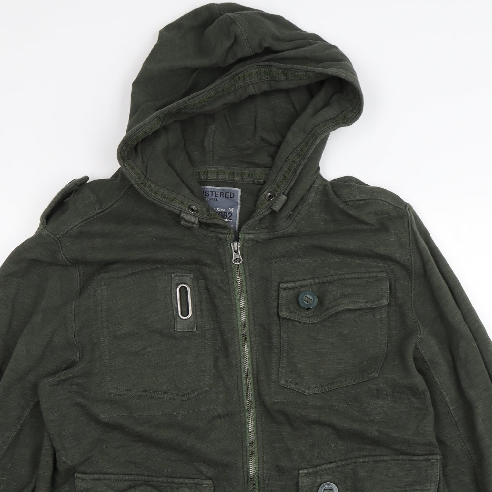 NEXT Mens Green   Full Zip Hoodie Size M
