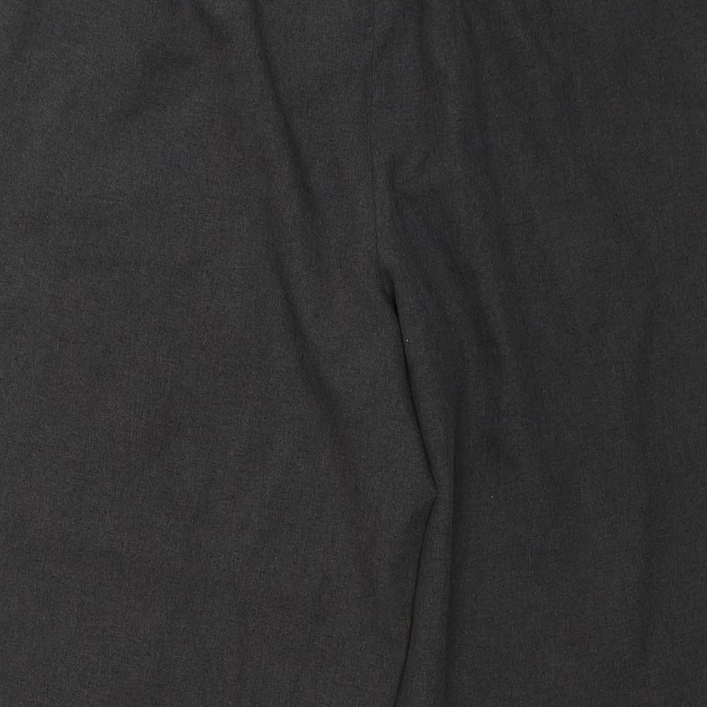 BM Collection Womens Grey   Chino Trousers Size 16 L24 in