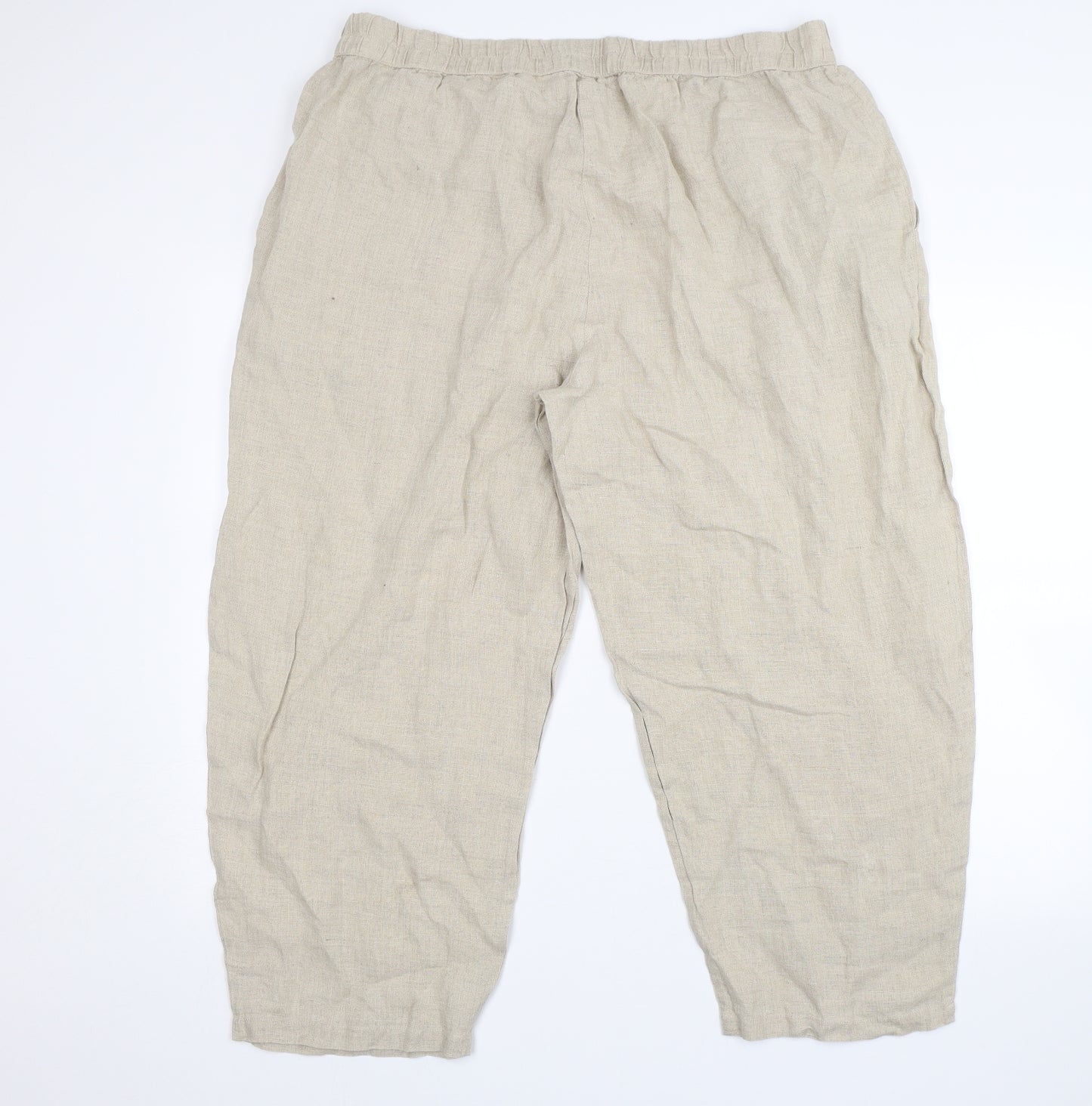 Gudrun Sjödén Womens Beige   Trousers  Size XL L24 in