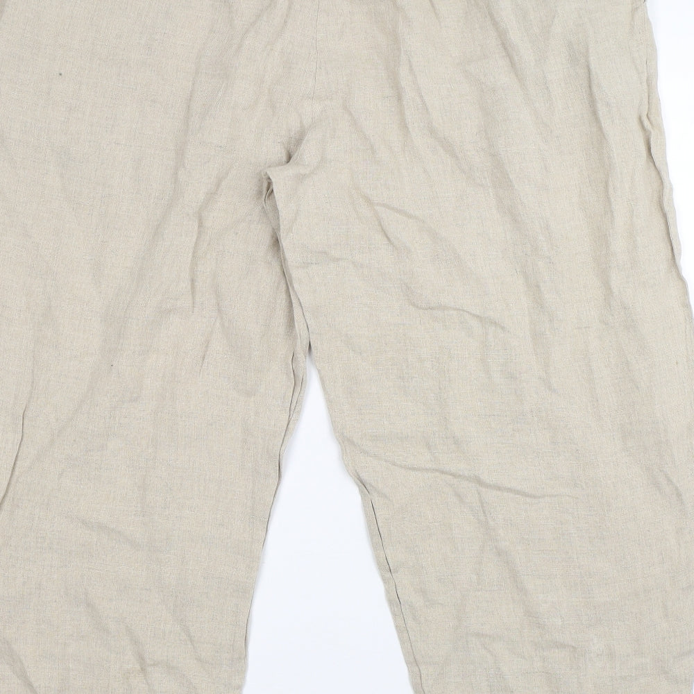 Gudrun Sjödén Womens Beige   Trousers  Size XL L24 in