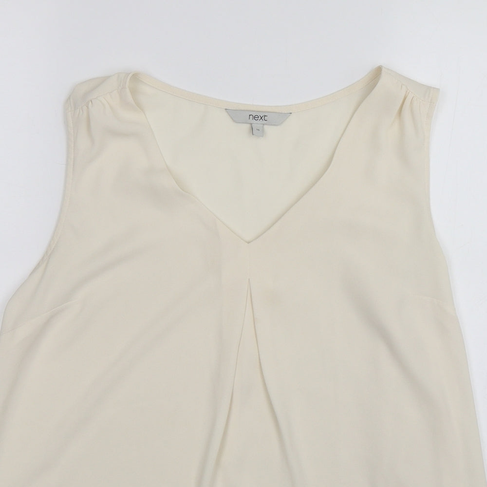 NEXT Womens Ivory   Basic Blouse Size 10