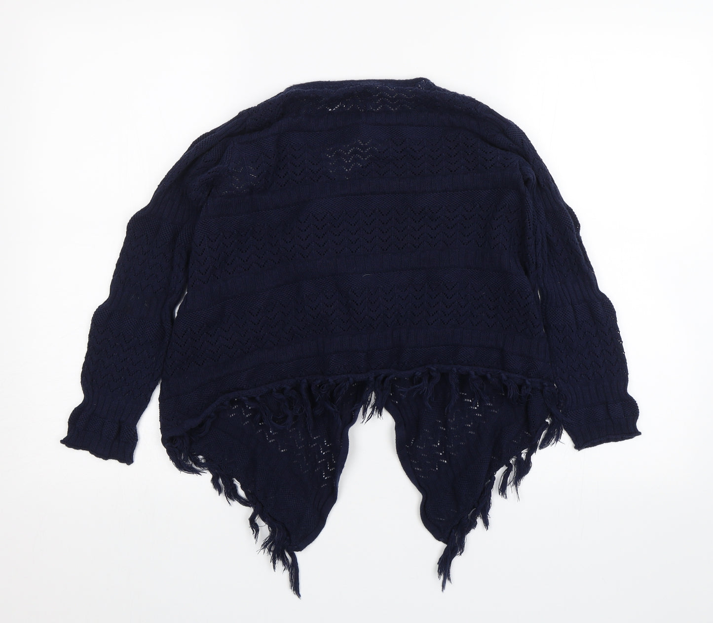 Mantaray Girls Blue   Cardigan Jumper Size 7-8 Years