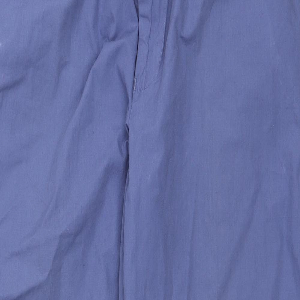 Marks and Spencer Mens Blue   Chino Trousers Size 36 in L28 in