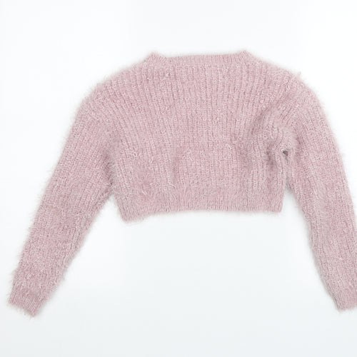 New Look Girls Purple   Pullover Jumper Size 9 Years