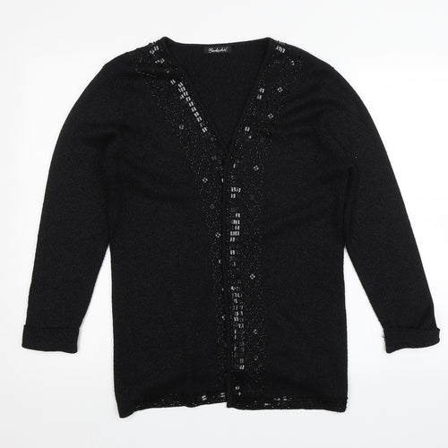 Berkertex Womens Black   Cardigan Jumper Size 10