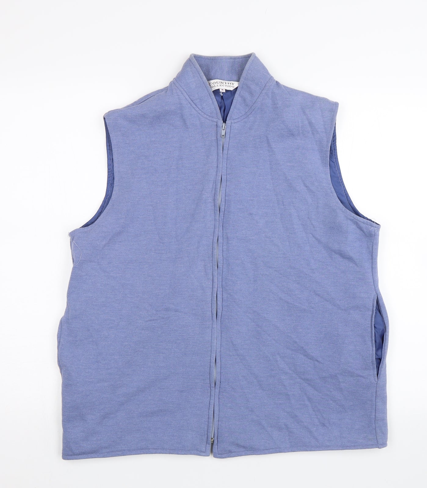Country Collection Womens Blue   Gilet Jacket Size M