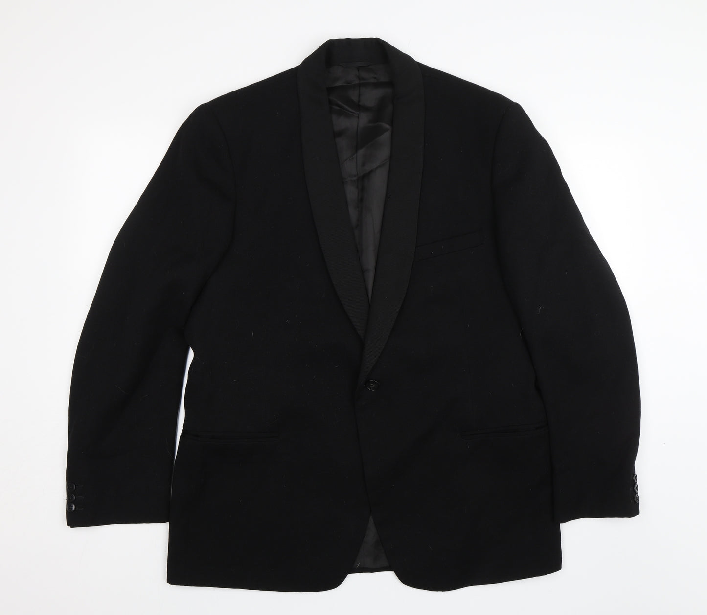 Shell Mens Black   Jacket Blazer Size 42