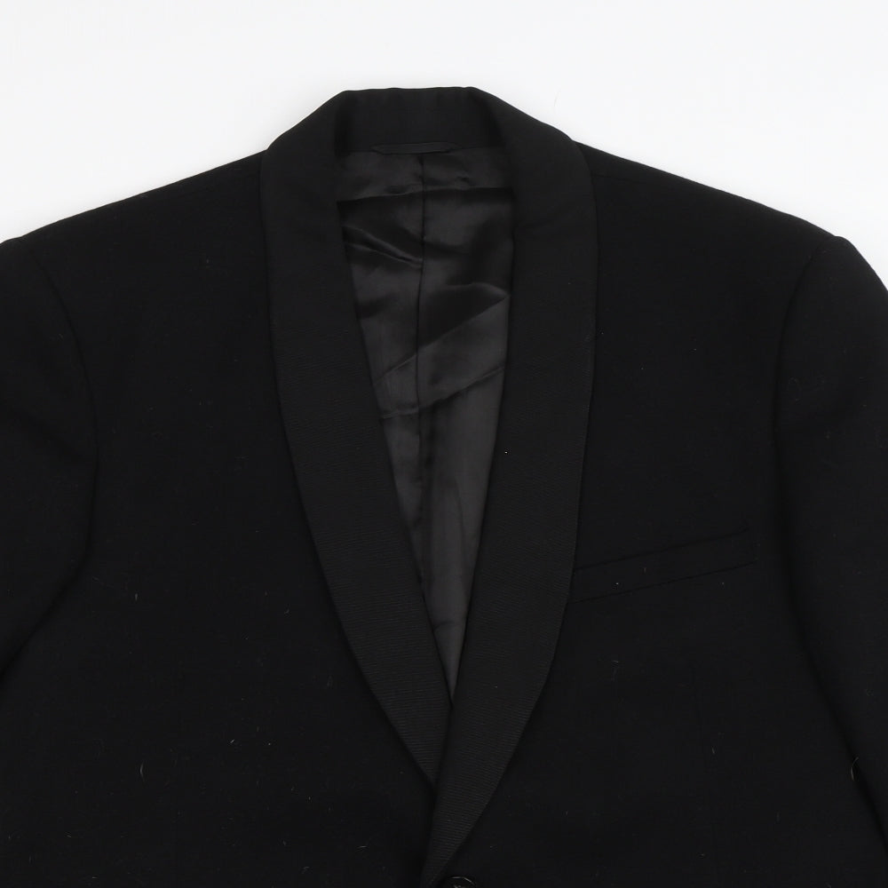 Shell Mens Black   Jacket Blazer Size 42