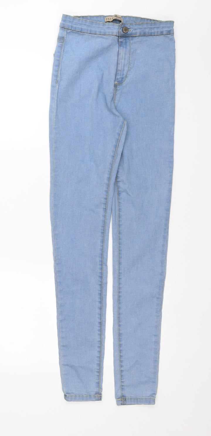 Denim & Co. Womens Blue Skinny Jeans Size 12 L29 in