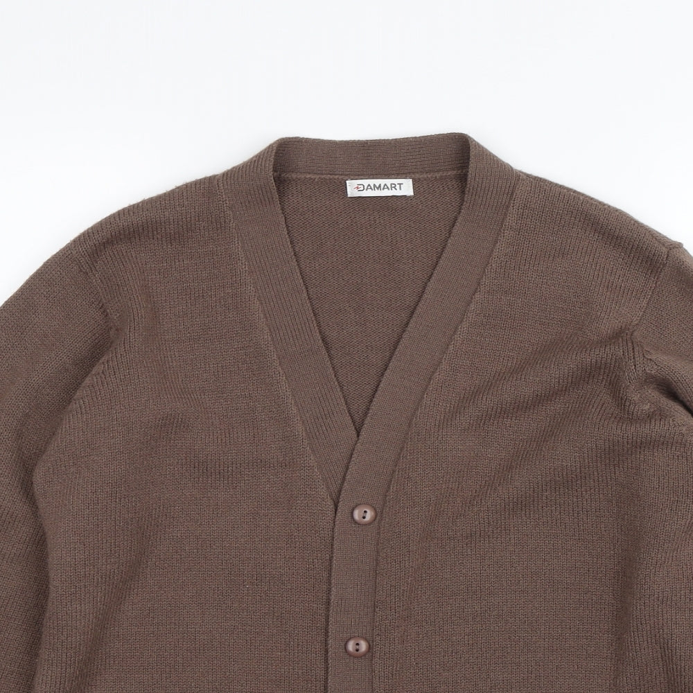 Damart Womens Brown   Cardigan Jumper Size 14