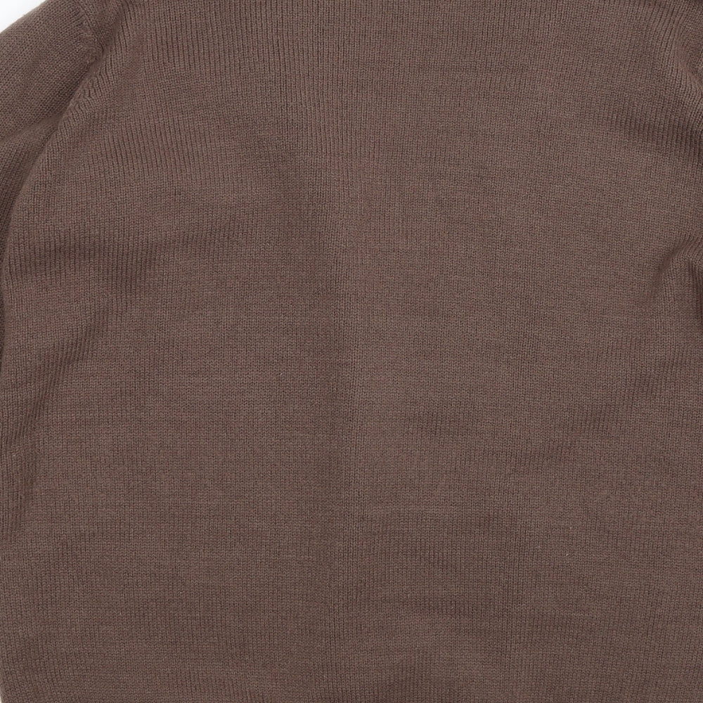 Damart Womens Brown   Cardigan Jumper Size 14