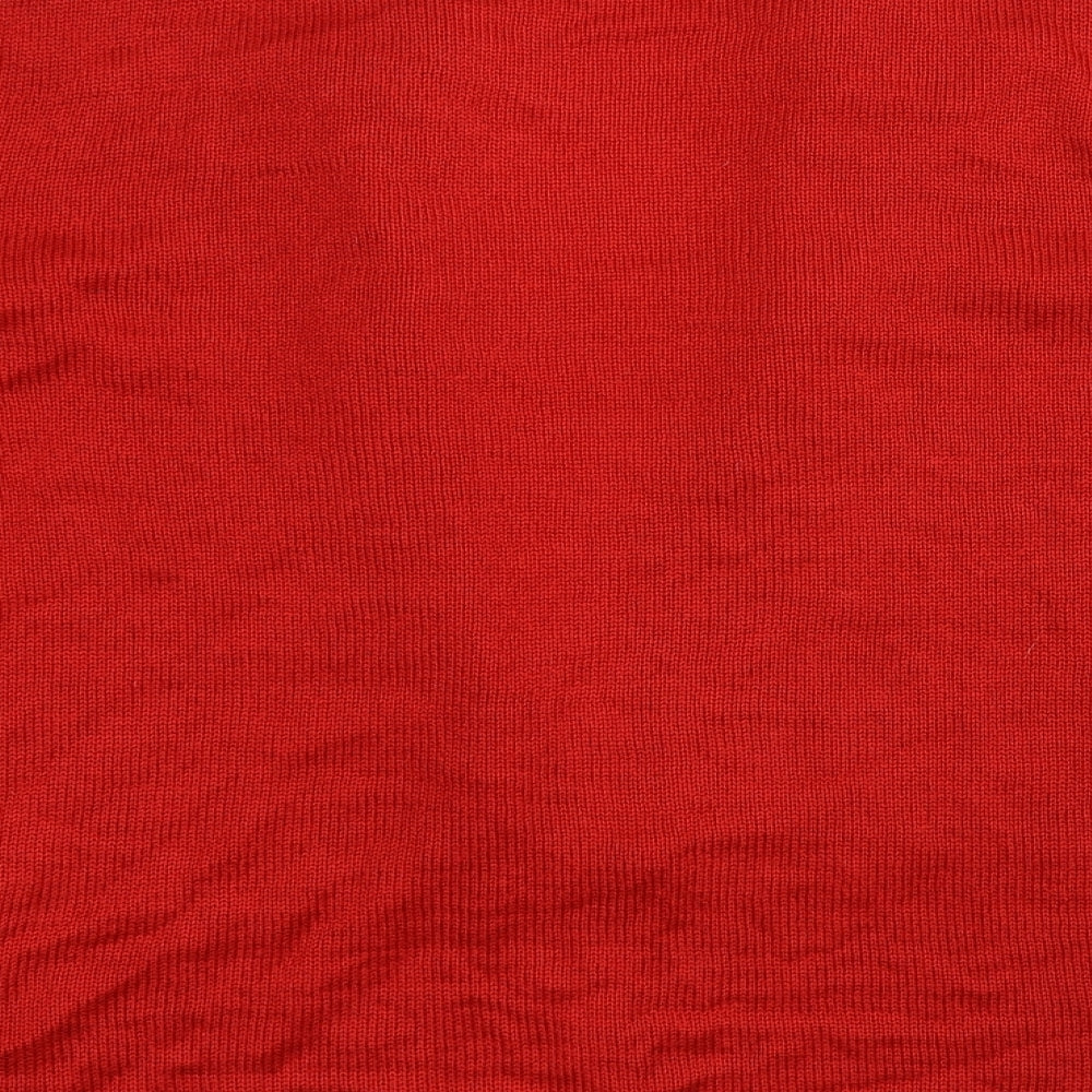 Damart Womens Red   Cardigan Jumper Size 26