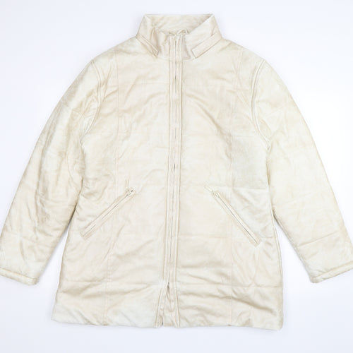 Fluid Womens Beige   Jacket  Size 14