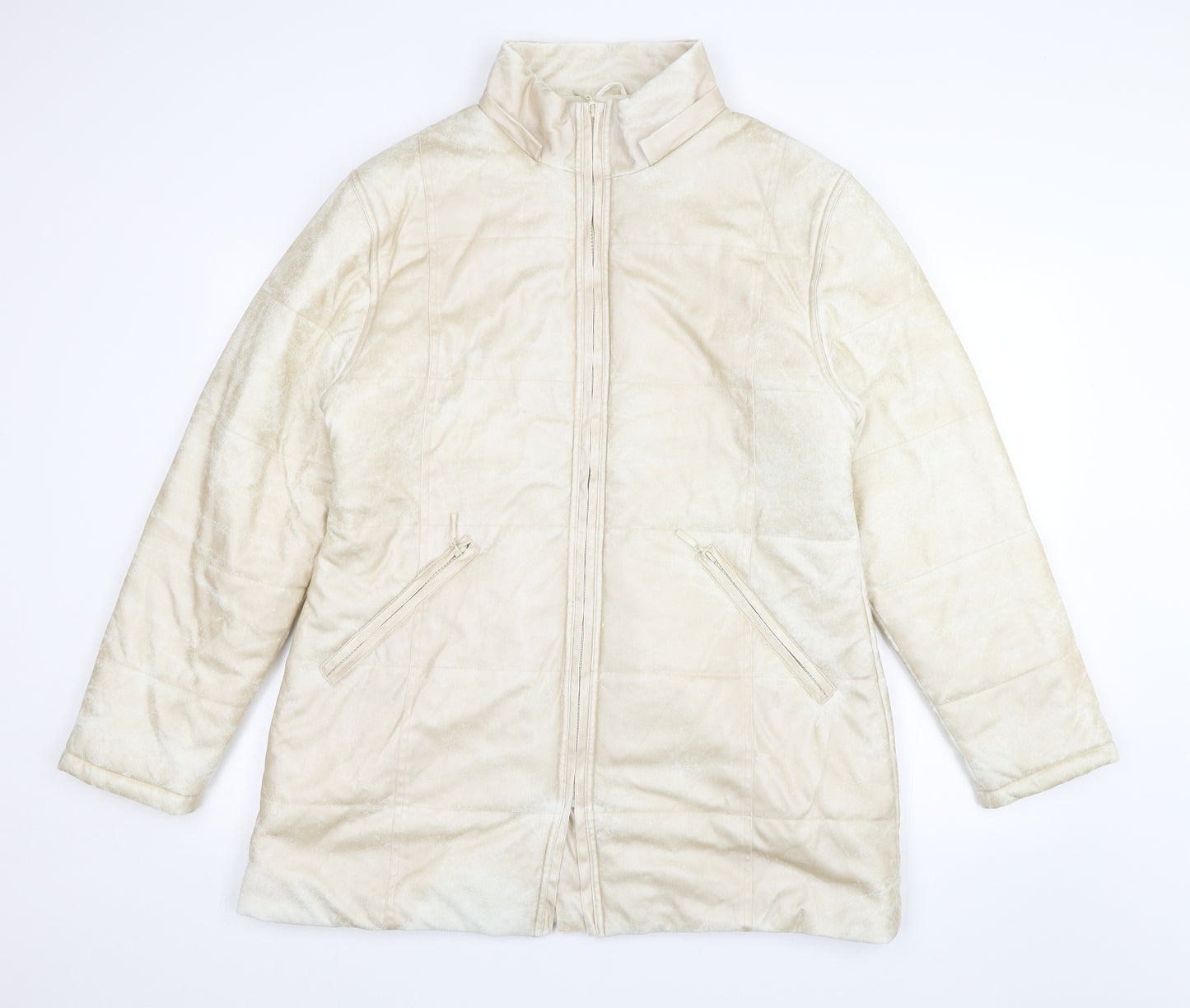 Fluid Womens Beige   Jacket  Size 14