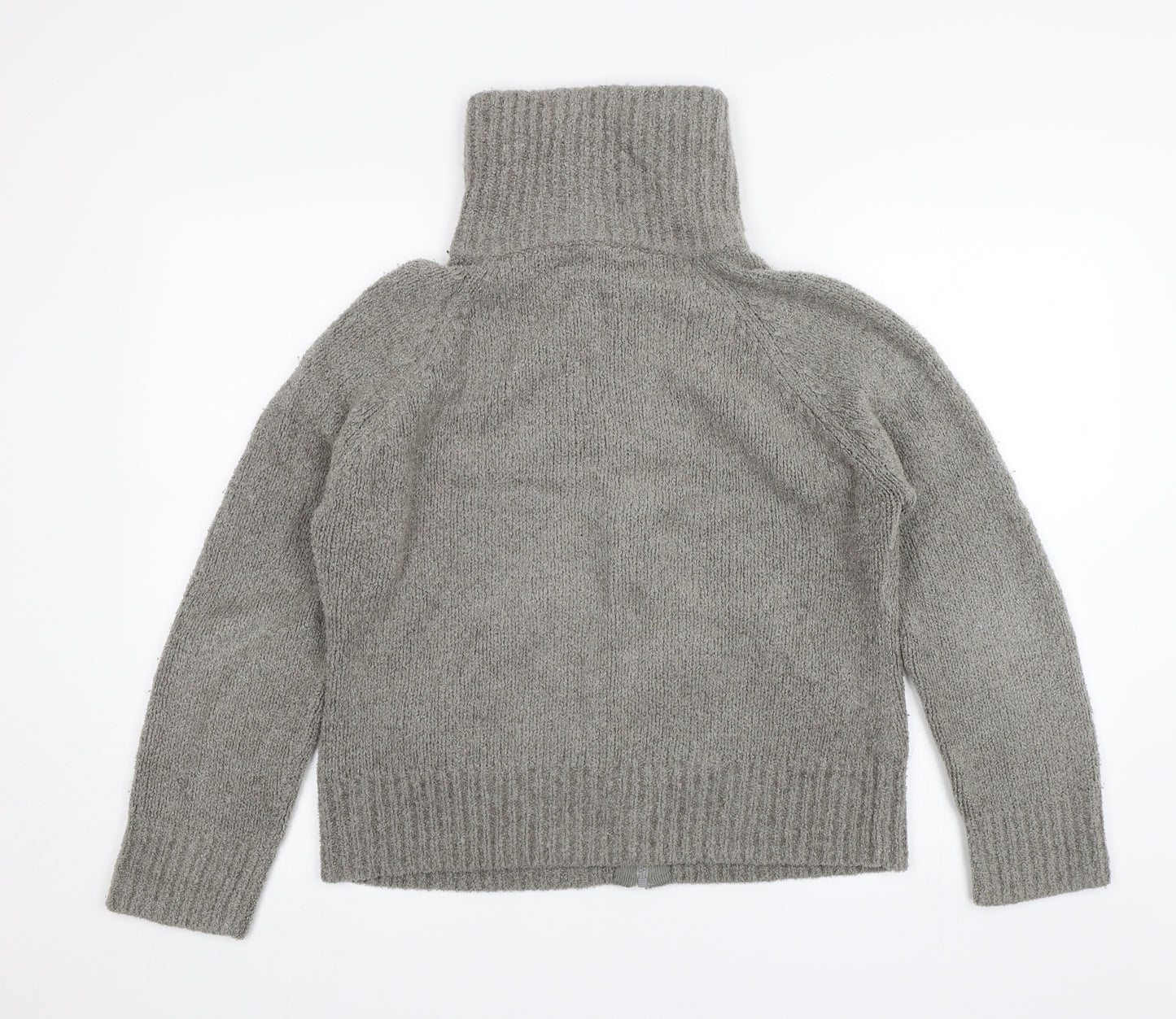 Dorothy Perkins Womens Grey   Full Zip Jumper Size 14