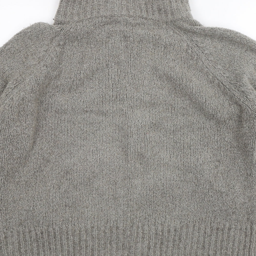 Dorothy Perkins Womens Grey   Full Zip Jumper Size 14
