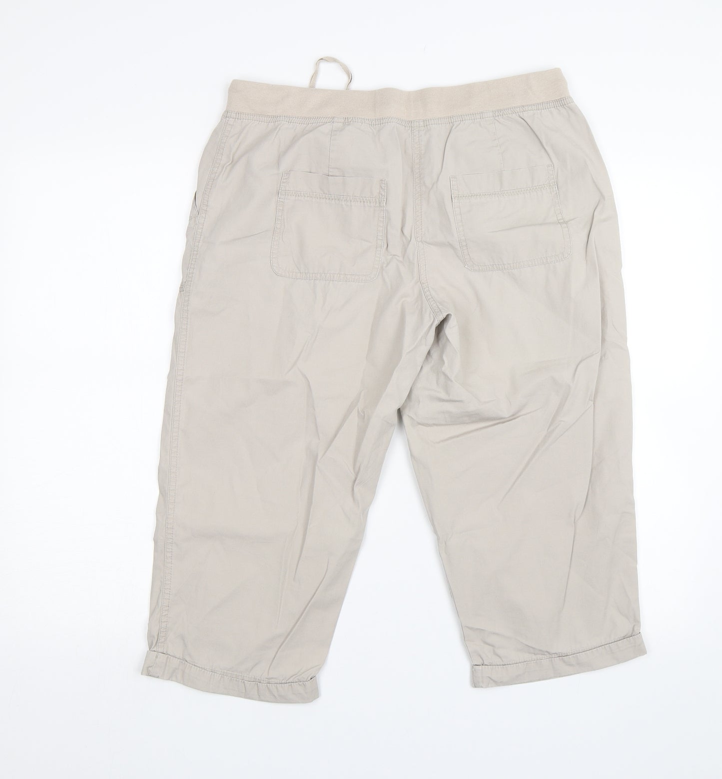 Dorothy Perkins Womens Beige   Cut-Off Shorts Size 12