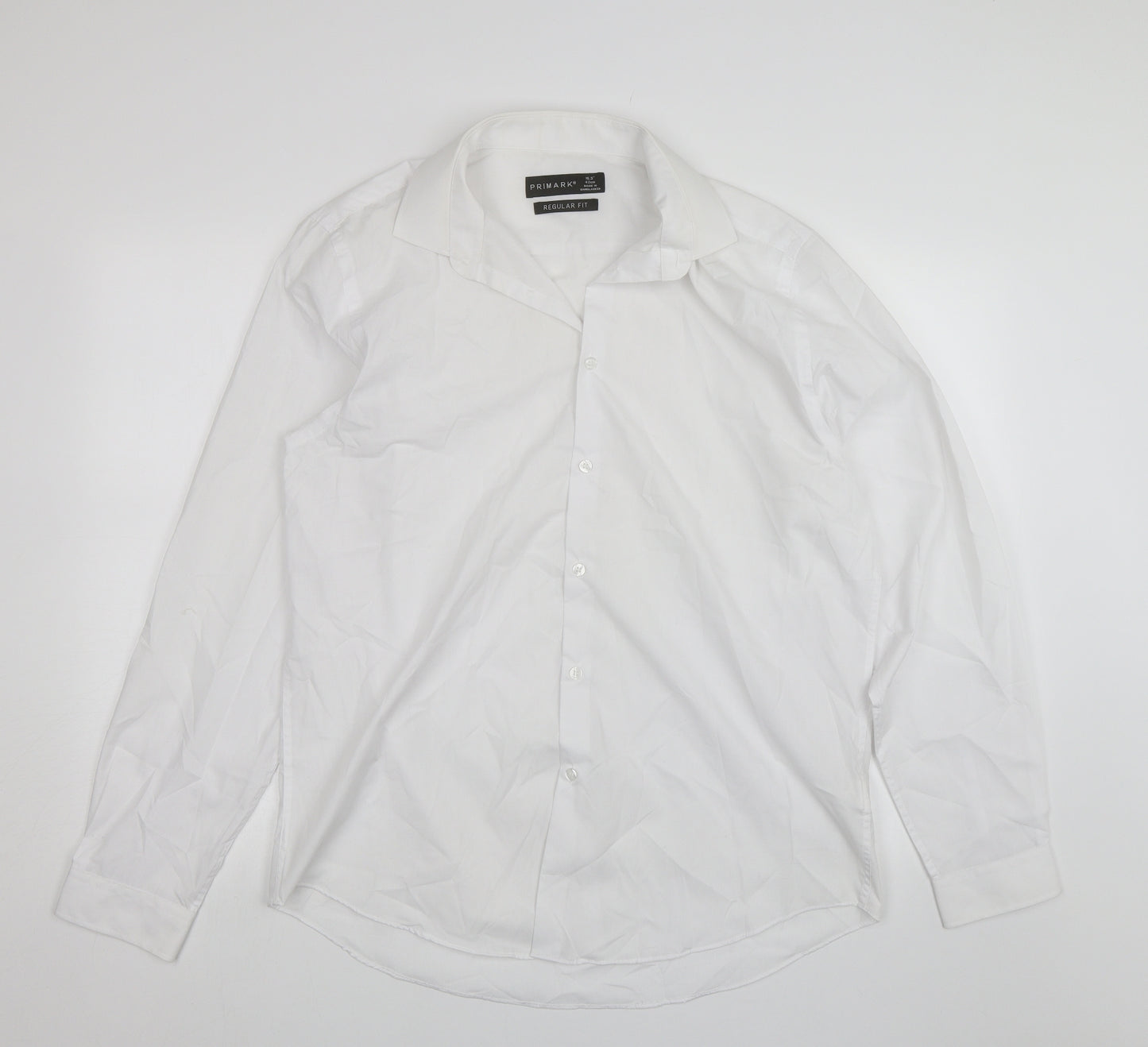 Primark Mens White    Dress Shirt Size 16.5