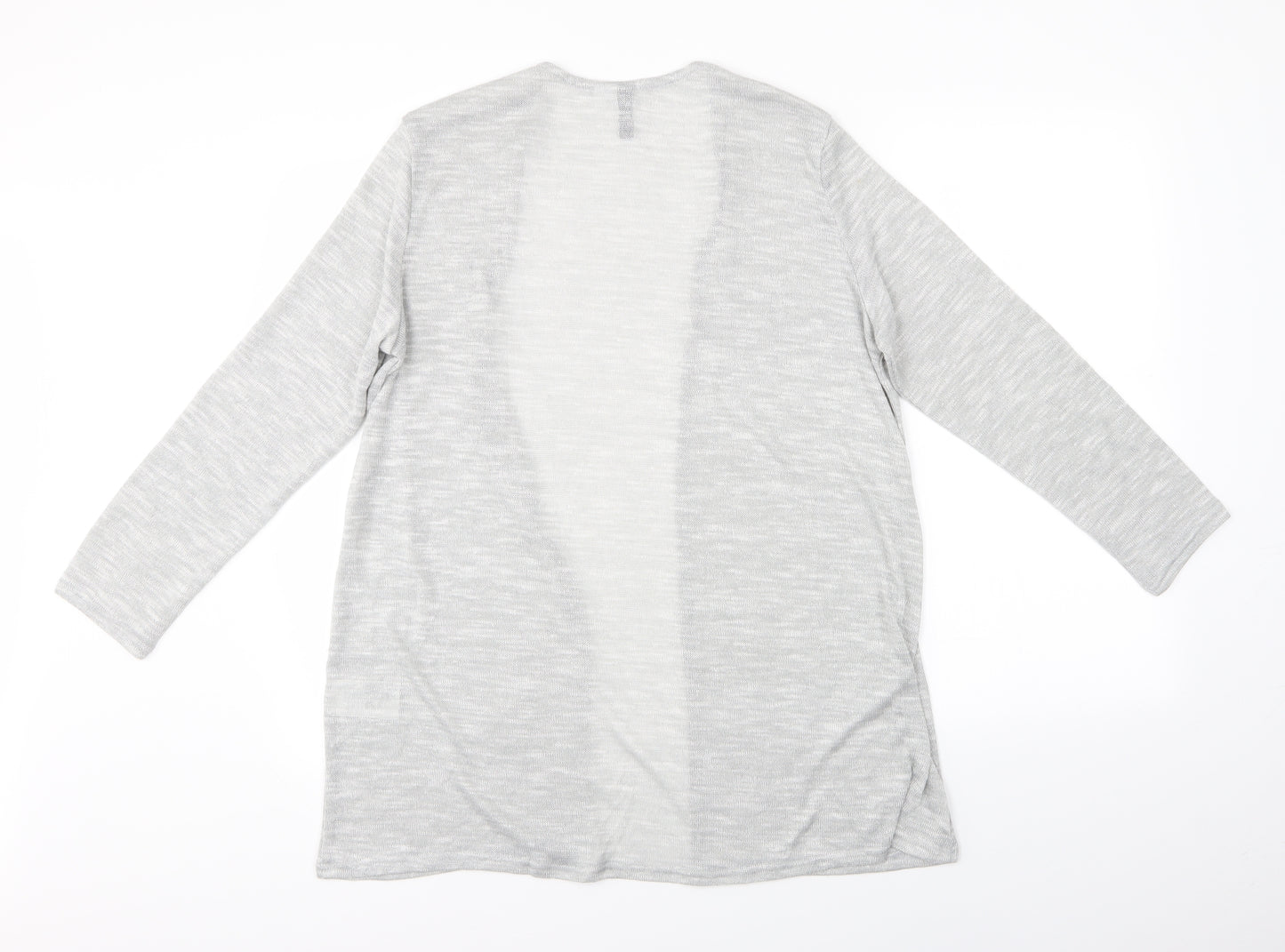 H&M Womens Grey   Cardigan Jumper Size L
