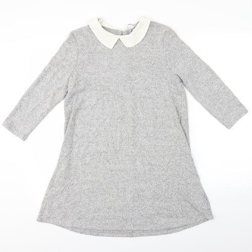 TU Womens Grey   T-Shirt Dress  Size 10