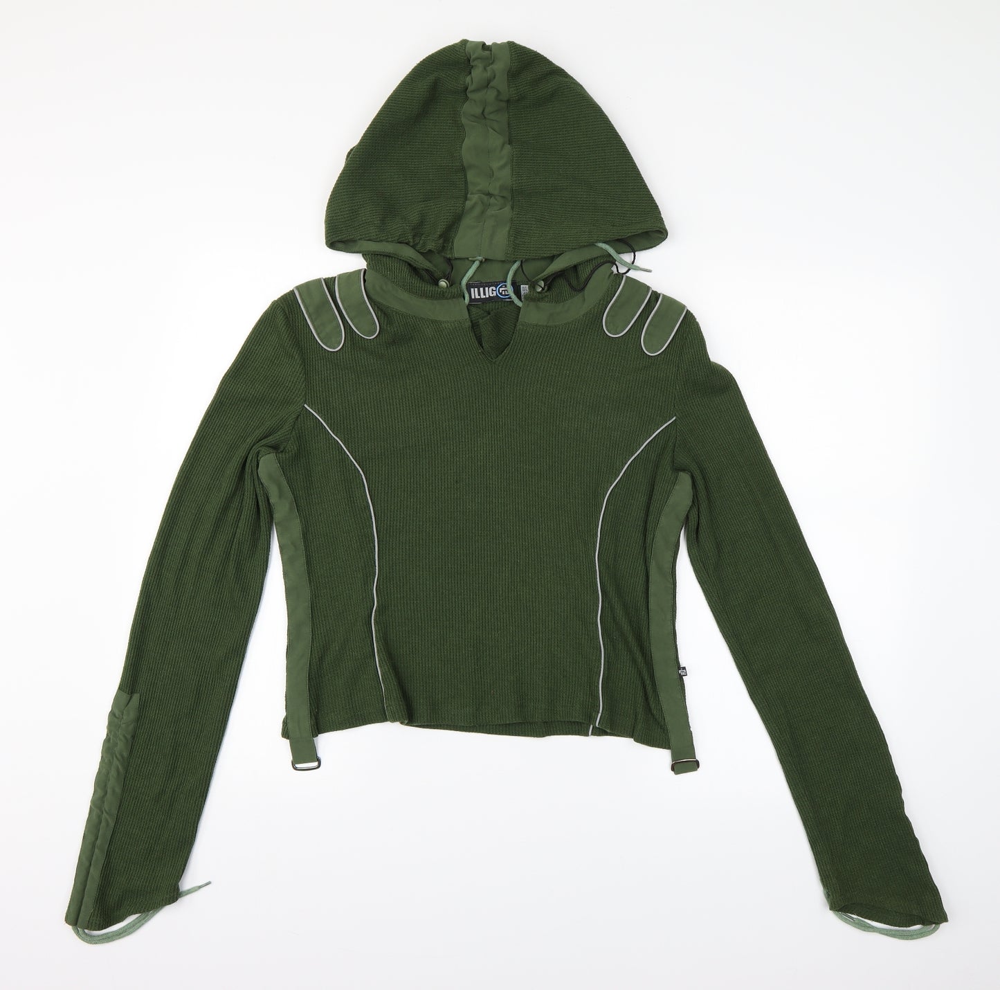 Illig Womens Green   Pullover Hoodie Size XL
