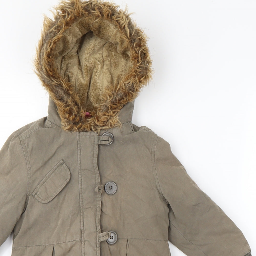 Adams Girls Green   Overcoat Coat Size 5 Years