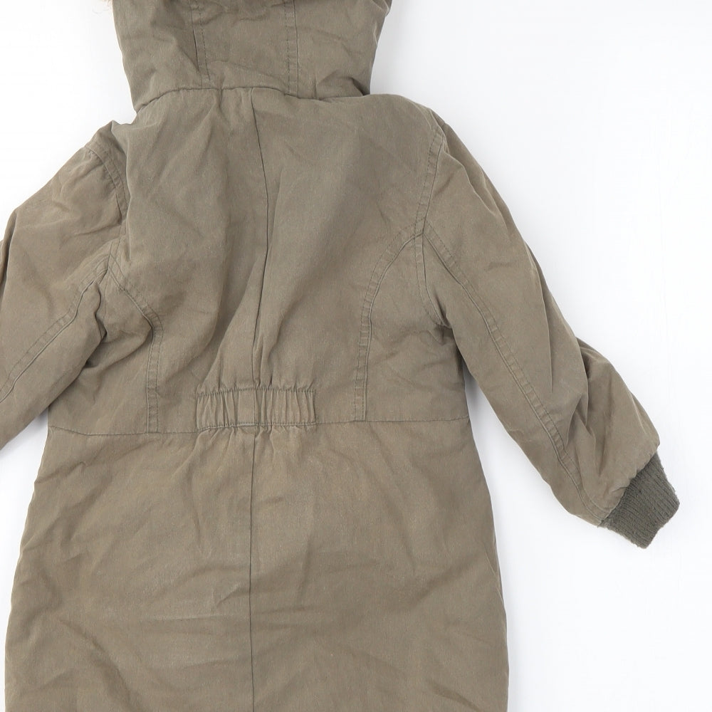 Adams Girls Green   Overcoat Coat Size 5 Years