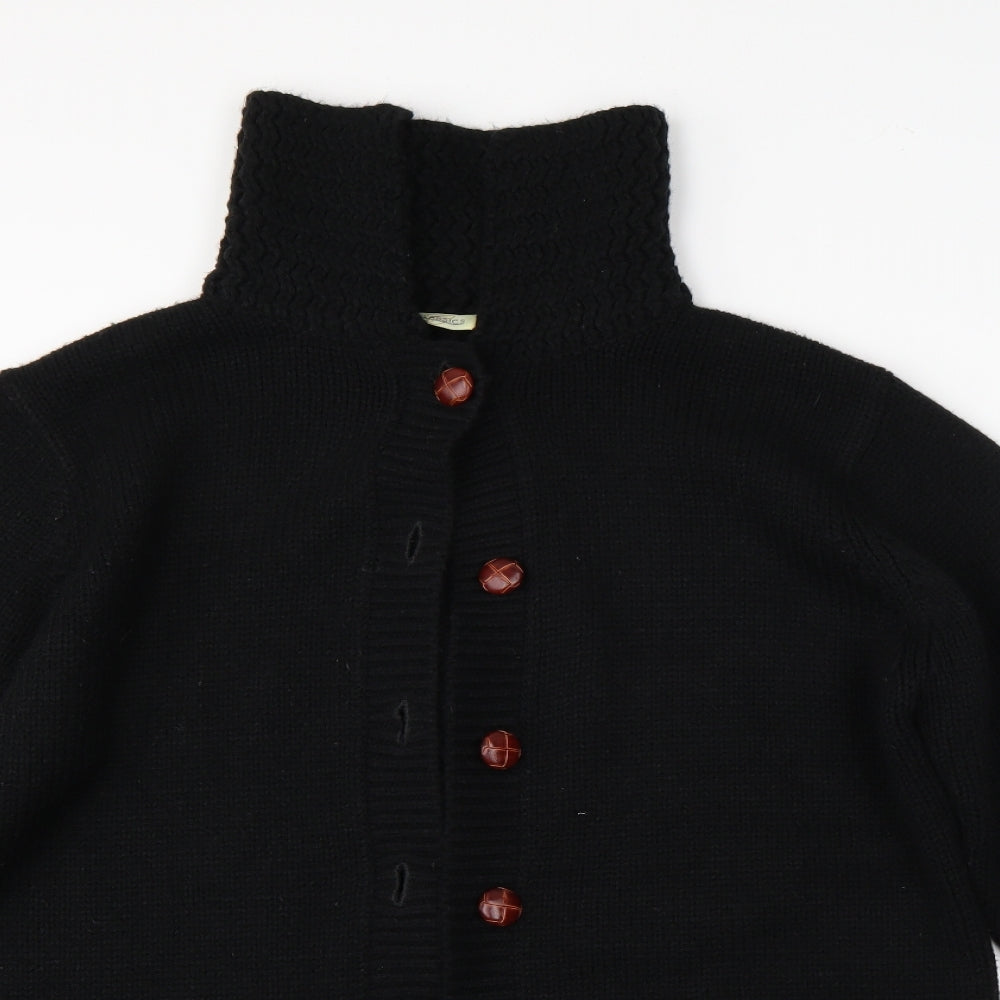 Preworn Womens Black   Cardigan Jumper Size 12