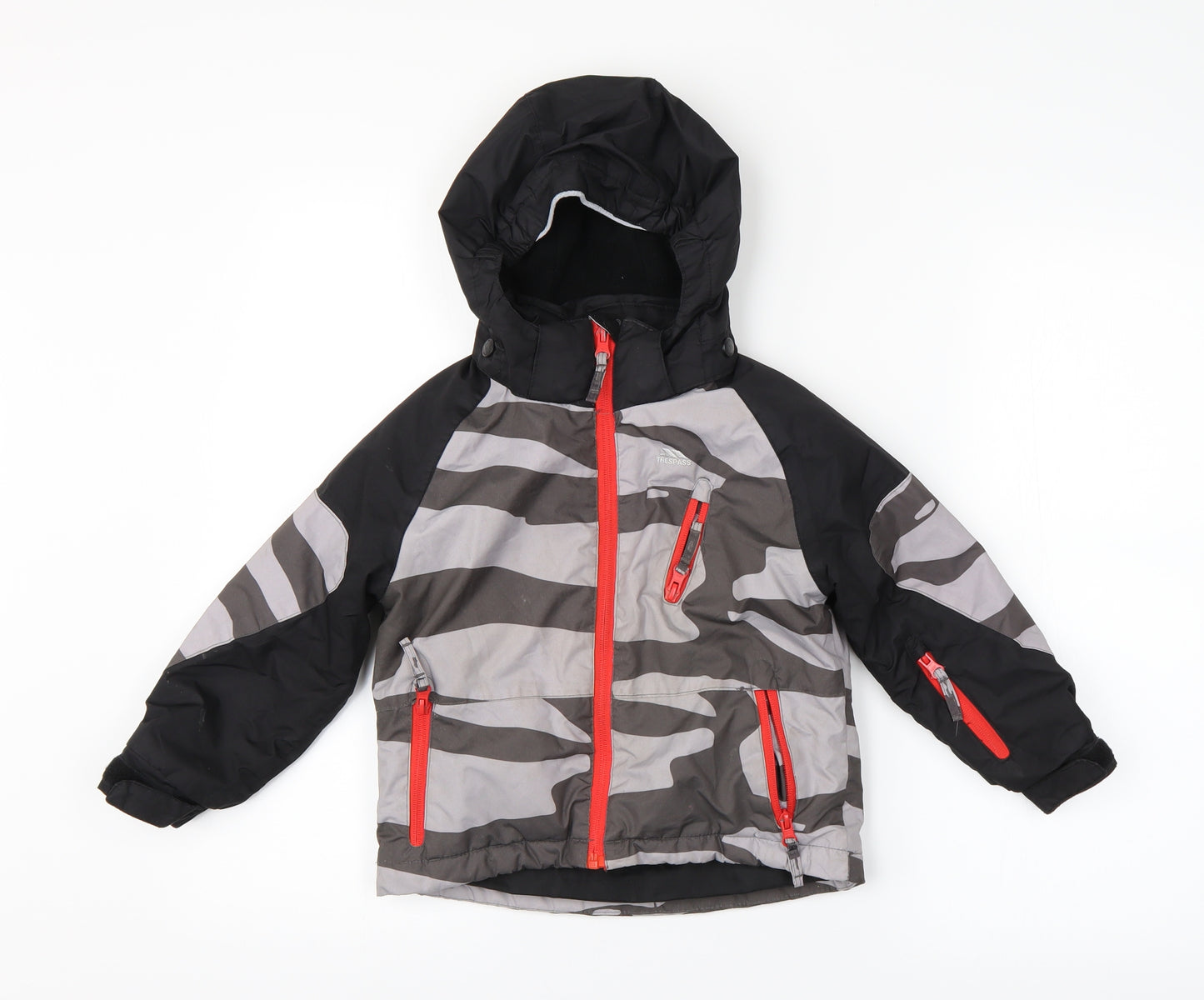 Trespass Boys Multicoloured Camouflage  Rain Coat Coat Size 2-3 Years