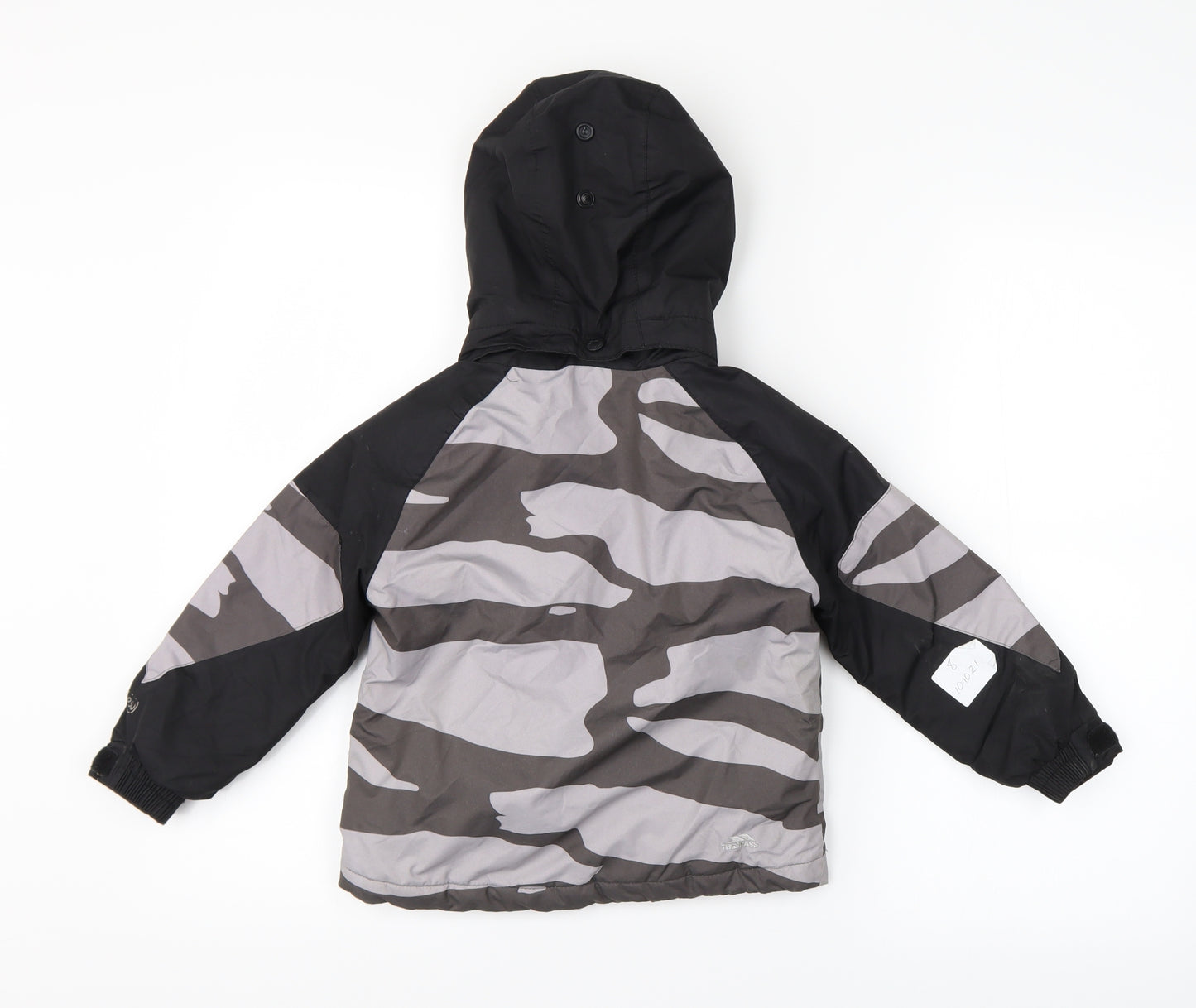 Trespass Boys Multicoloured Camouflage  Rain Coat Coat Size 2-3 Years