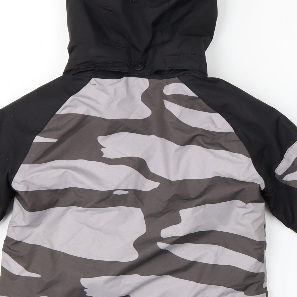 Trespass Boys Multicoloured Camouflage  Rain Coat Coat Size 2-3 Years