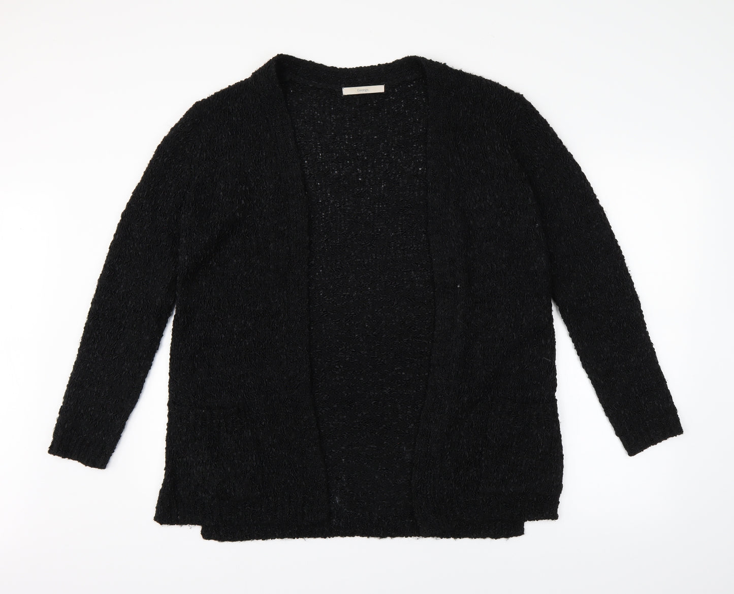 George Womens Black   Cardigan Jumper Size 14