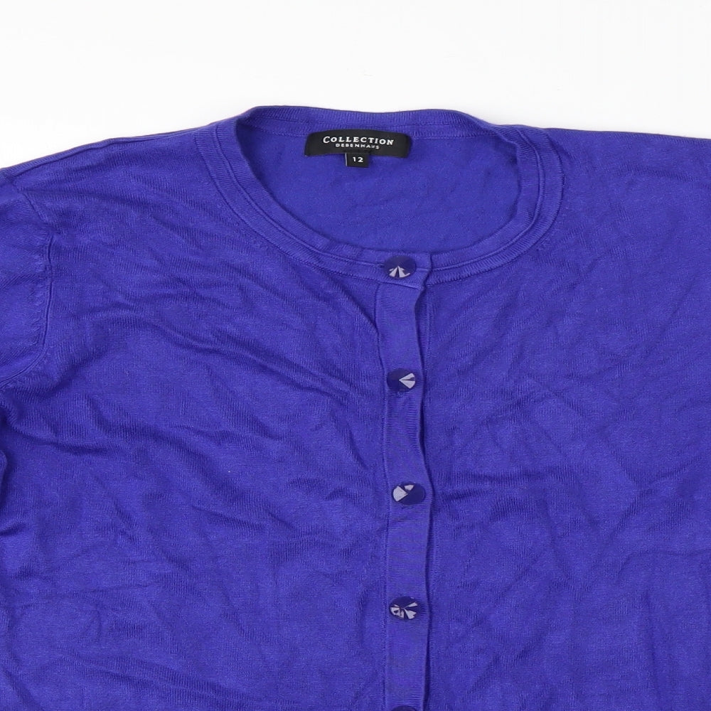 Debenhams Womens Blue   Cardigan Jumper Size 12