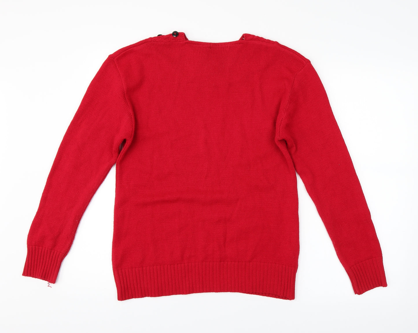 Preworn Womens Red   Pullover Jumper Size S