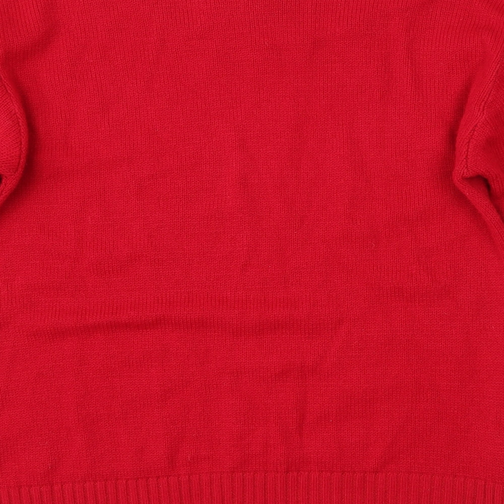 Preworn Womens Red   Pullover Jumper Size S