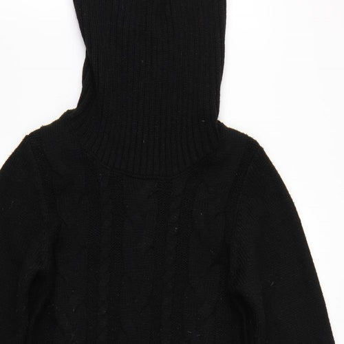 Preworn Womens Black Argyle/Diamond  Pullover Jumper