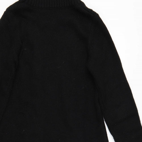 Preworn Womens Black Argyle/Diamond  Pullover Jumper
