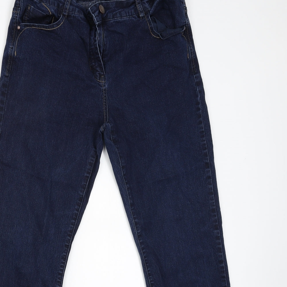 TU Womens Blue   Straight Jeans Size 16 L28.5 in