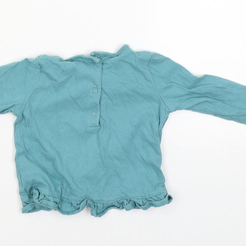 NEXT Boys Blue   Pullover Jumper Size 3-6 Months  - Bunny Hop on it