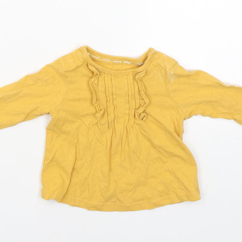 TU Girls Yellow   Pullover Jumper Size 3-6 Months